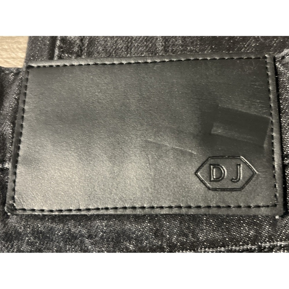 Dear John Men's Collection Type C Slim Straight Black Denim Jeans Size 40x34 - Picture 3 of 11